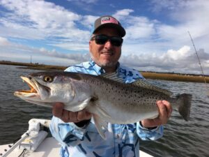 Inshore Fishing Big Speckled Trout Catch